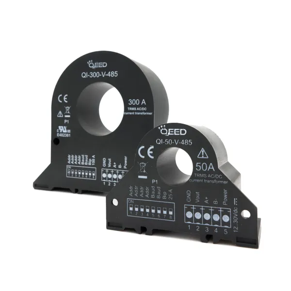 TRASFORMATORI AMPEROMETRI AC DC USCITA 4 20MA O 10V RS485